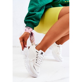 FS2 Scarpe Da Ginnastica Sulla Piattaforma Sallie Bianco argento 1