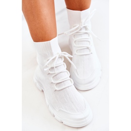 FM1 Calzature bianche per calzini sportivi Kimberly bianco 1