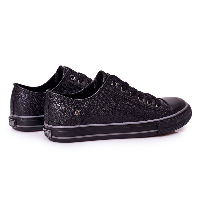 Sneakers da uomo in pelle Big Star II174002 Nere nero 1
