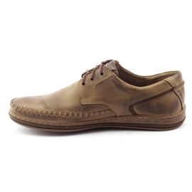 Polbut Scarpe da uomo in pelle J44PŁ marrone 1