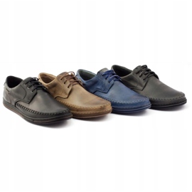 Polbut Scarpe da uomo in pelle J44PŁ marrone 5