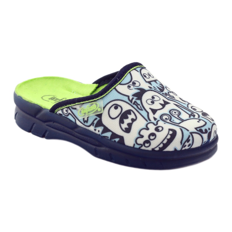 Scarpe per bambini Befado pantofole da colorare bianco blu navy blu 1