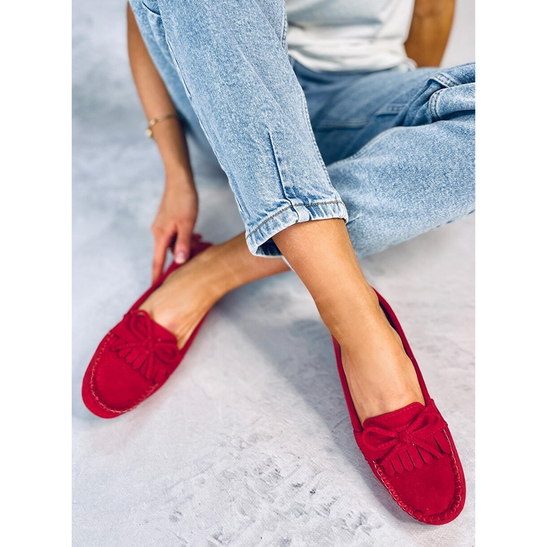Mocassini Quest Red da donna rosso 2