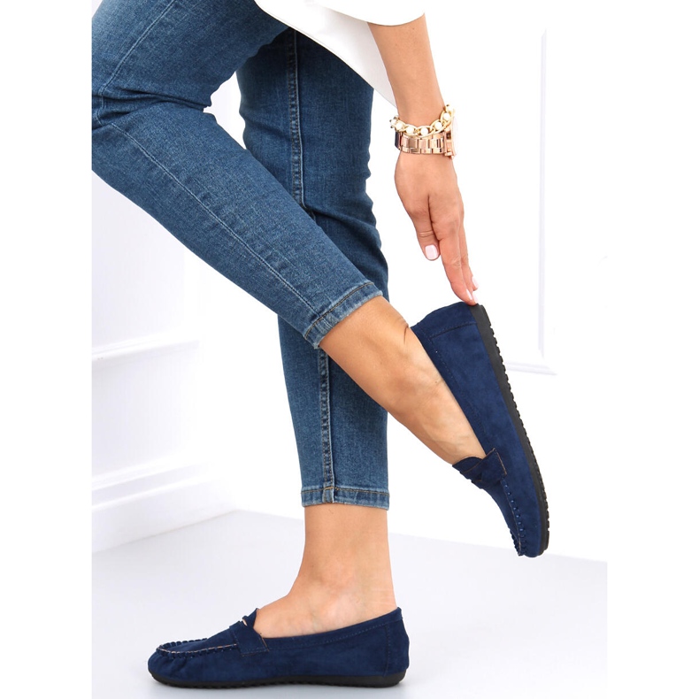 Mocassini da donna Rello Blue blu navy 1