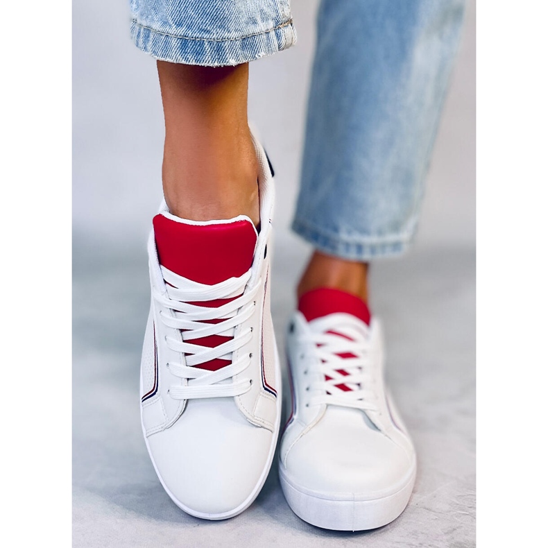 Sneakers da donna Volvo BIANCO / NAVY bianca 1
