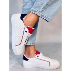 Sneakers da donna Volvo BIANCO / NAVY bianca 2