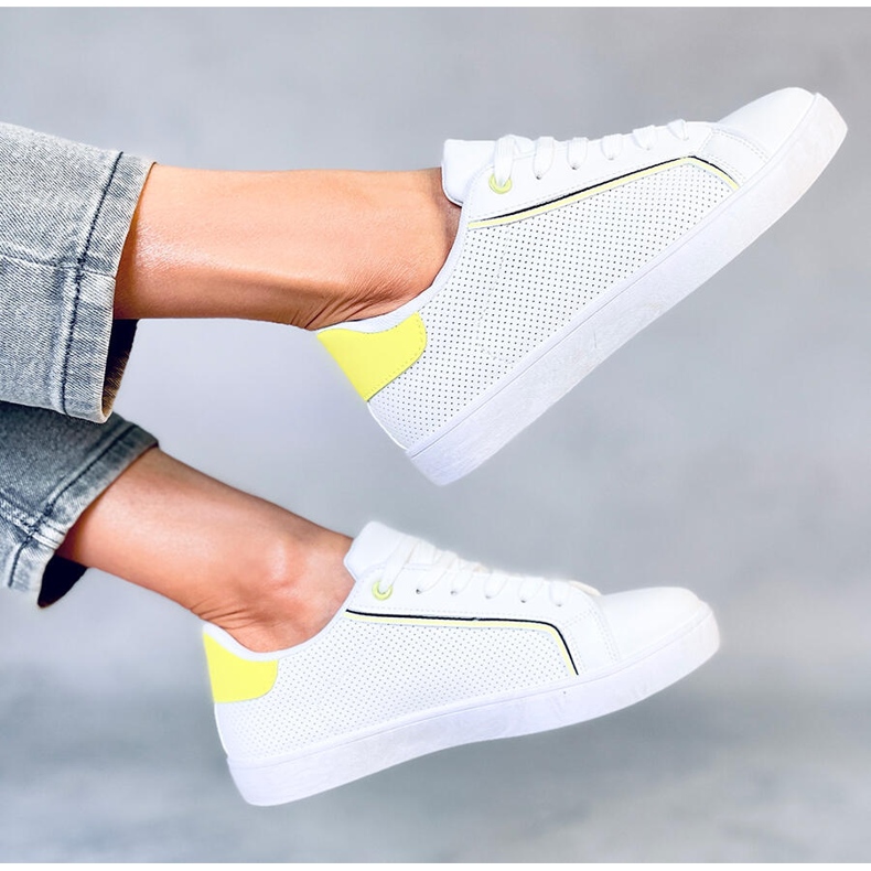 Sneakers da donna Volvo BIANCO / VERDE 2