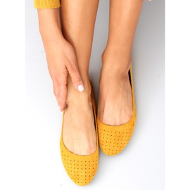 Ballerine traforate Ameli Yellow giallo 1