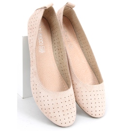 Ballerine traforate Ameli Beige 2