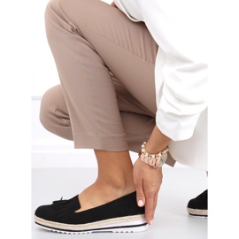 Mocassini da donna, espadrillas Hilma Black nero 2