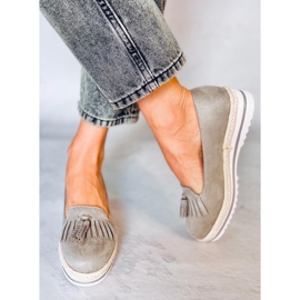 Mocassini ed espadrillas da donna Hilma Grey grigio 1