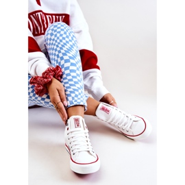 Sneakers Alte In Pelle Big Star JJ274132 Bianche bianca 1