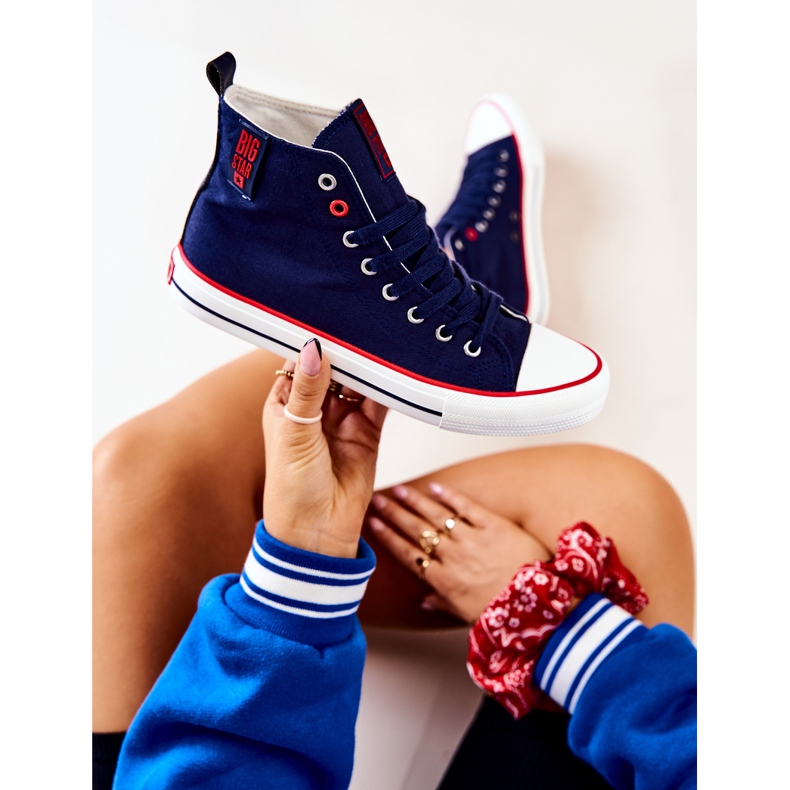 Sneakers alte Big Star JJ274125 Blu navy 1