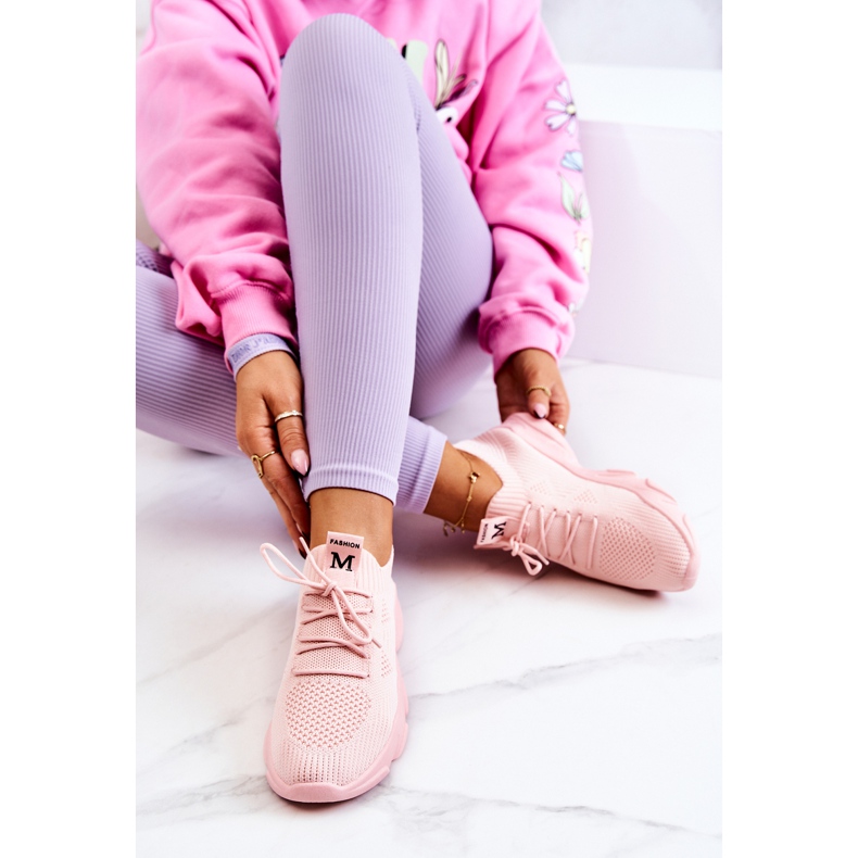 PS1 Scarpe Sportive Sneakers Tessuto Rosa Nolene 1