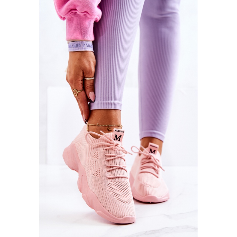 PS1 Scarpe Sportive Sneakers Tessuto Rosa Nolene 2