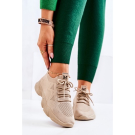 PS1 Scarpe Sportive Sneakers Tessuto Nolene beige scuro 2