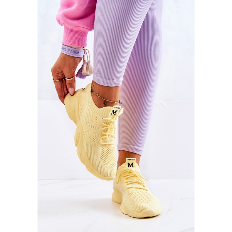 PS1 Calzature Sportive Materiale Sneakers Giallo Nolene 1