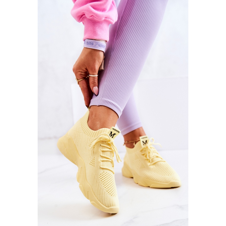 PS1 Calzature Sportive Materiale Sneakers Giallo Nolene 2