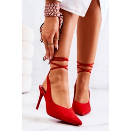 PS1 Tacchi a spillo legati Callie rossa rosso 1