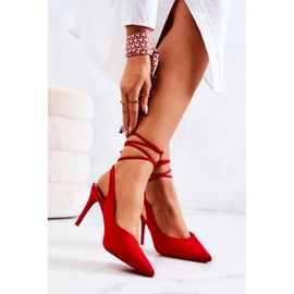 PS1 Tacchi a spillo legati Callie rossa rosso 2