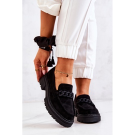 PL5 Mocassini in camoscio La.Fi Black Sapphira nero 2