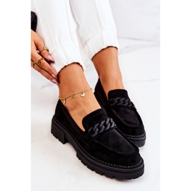 PL5 Mocassini in camoscio La.Fi Black Sapphira nero 1