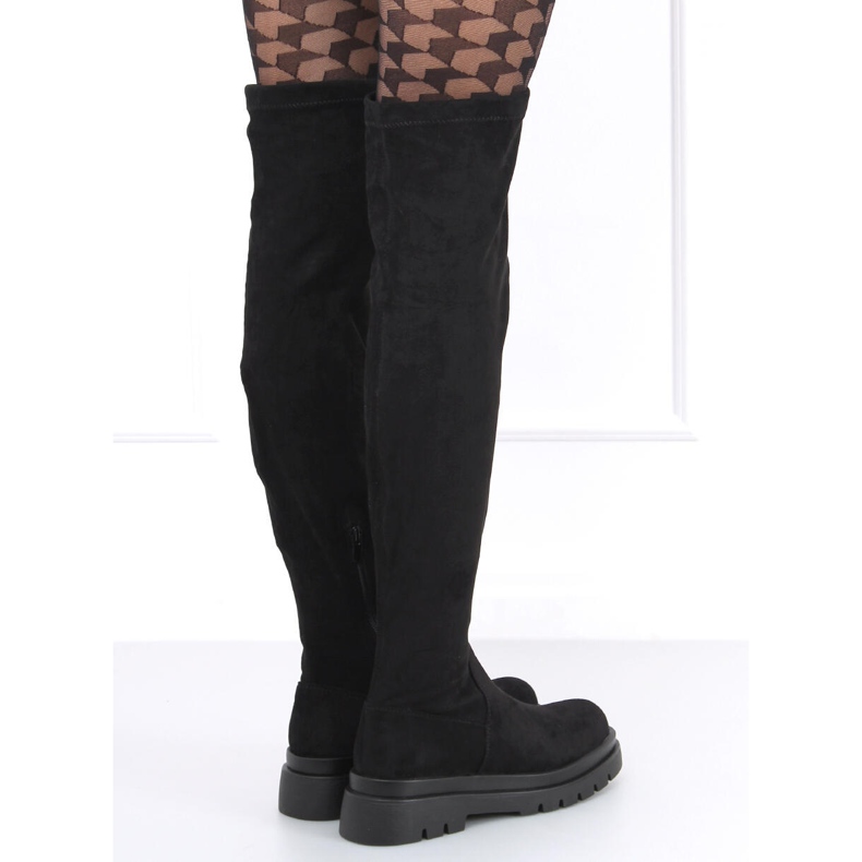 Stivali alti fino alla coscia da donna di Klas Black nero 2
