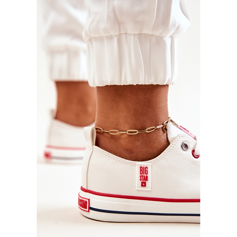 Sneakers in pelle Big Star JJ274130 Bianche bianco 1