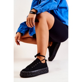 PS1 Sneakers Su Una Piattaforma Suzane Nera Massiccia nero 2