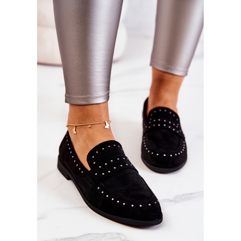 PL5 Mocassini In Pelle Scamosciata Con Jets La.Fi Black Maliyah nero 1