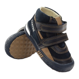Scarpe profilattiche Bartek 91756 novità blu navy marrone bianco 3