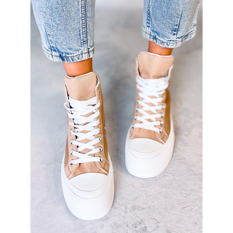 Sneaker in tela Kenya Khaki beige 1