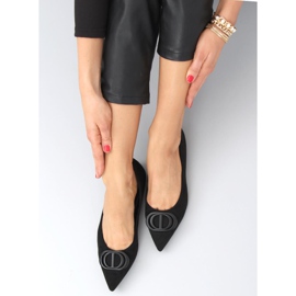 Ballerine Arte Black con punte a mandorla nero 1