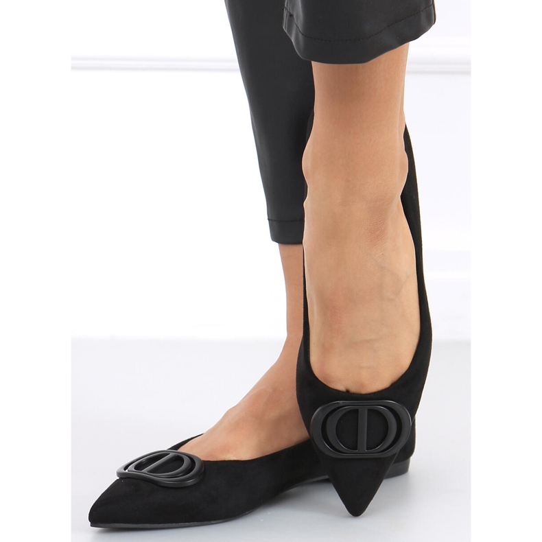 Ballerine Arte Black con punte a mandorla nero 2