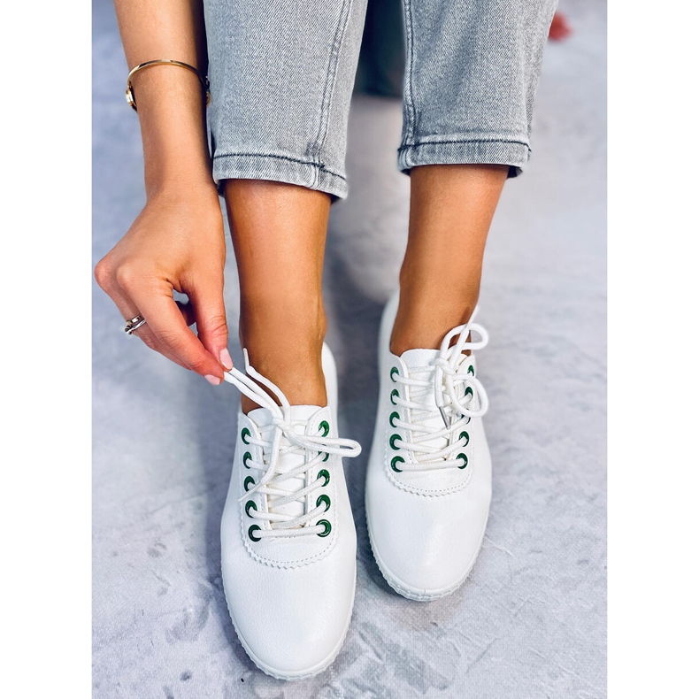 Sneaker da donna Girma Green bianca 2