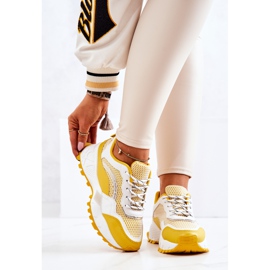 PS1 Scarpe Sportive Sneakers Giallo-Bianco Revenge bianca 1