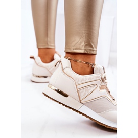 FS2 Scarpe Sportive Sulla Piattaforma Ginevra Beige 1