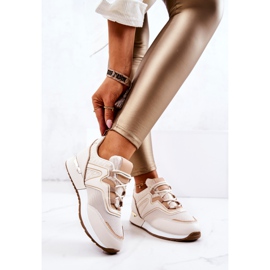 FS2 Scarpe Sportive Sulla Piattaforma Ginevra Beige 2