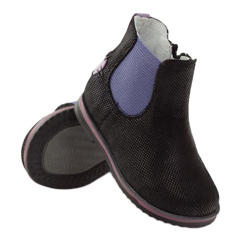 Stivali scarpe per bambini Ren But 1479 nero 3
