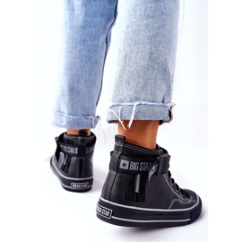 Sneakers alte isolate Big Star GG274026 Nere nero 5
