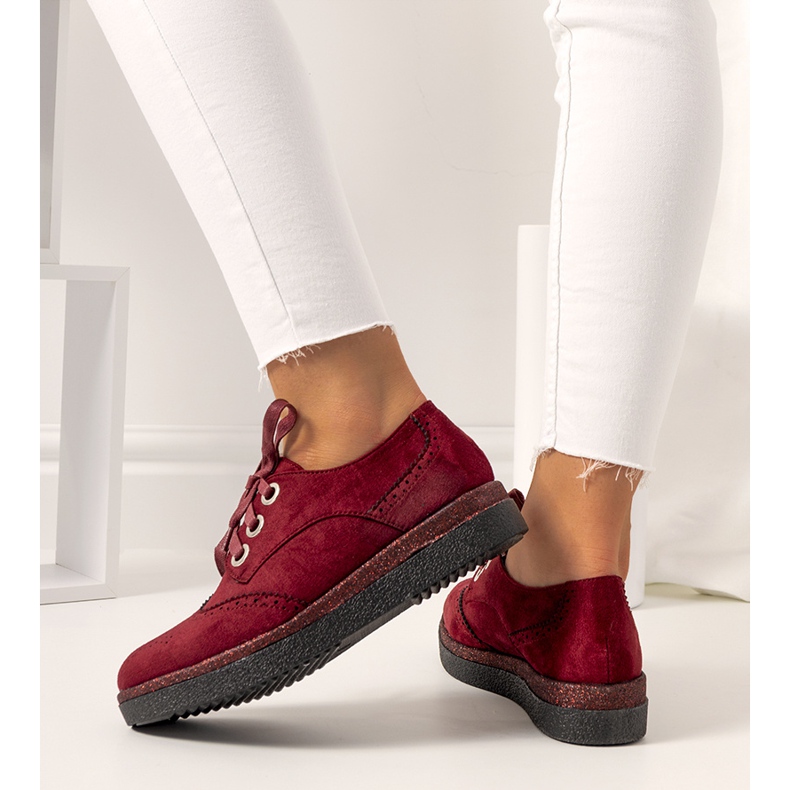 Scarpe Velay da donna bordeaux rosso 1