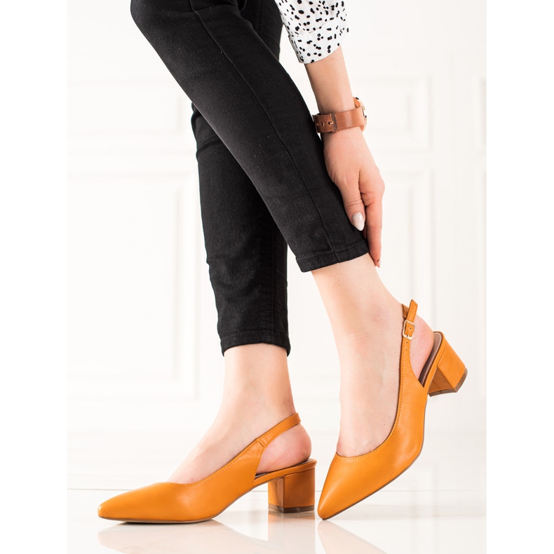 Goodin Décolleté Senape Con Ecopelle giallo 1