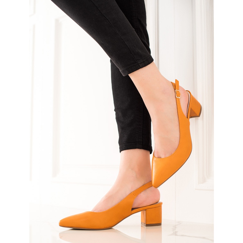 Goodin Décolleté Senape Con Ecopelle giallo 2