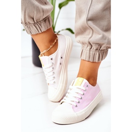 NEWS Sneakers classiche da donna Ecoma che cambiano colore bianco multicolore 1