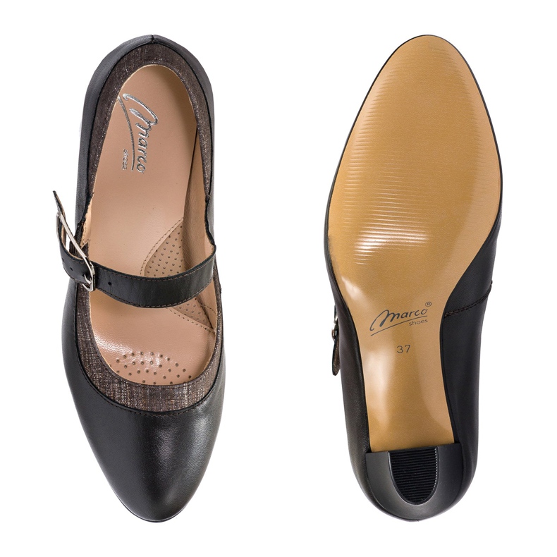 Marco Shoes Décolleté marroni 0932P con chiusura marrone 1