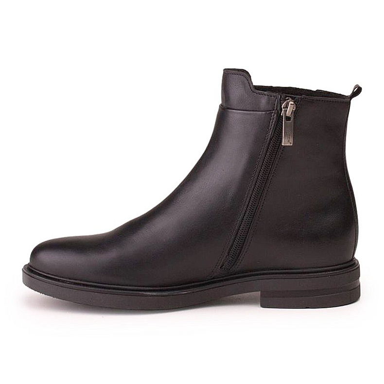 Marco Shoes Stivali leggeri con fondo piatto in pelle fiore nera nero 2