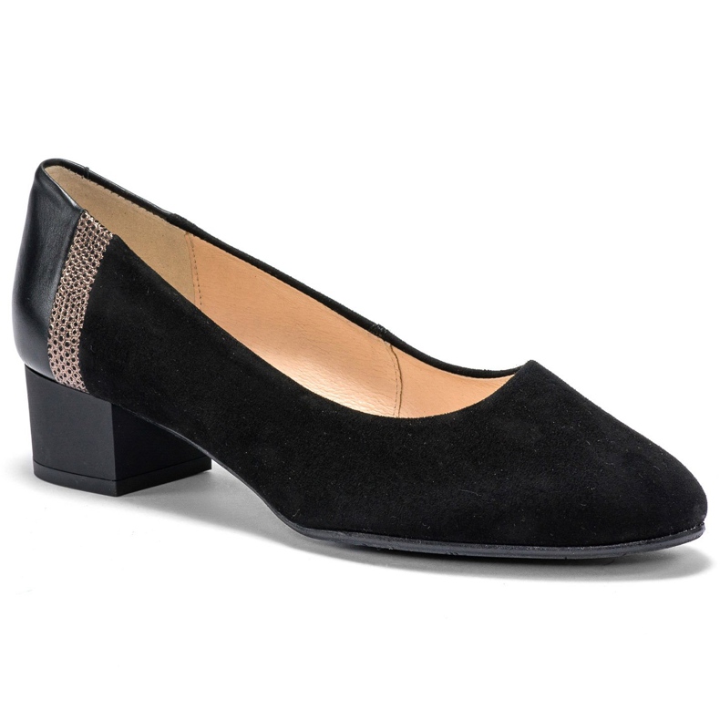Marco Shoes Comode décolleté con tacco basso nero 1