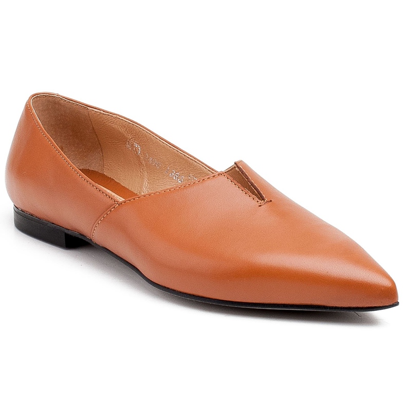 Marco Shoes Ballerine Marco 1285P da donna color caramello con cut-out marrone 1