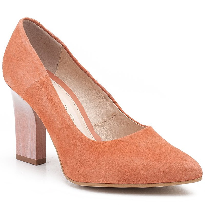 Marco Shoes Décolleté 320P in camoscio naturale - albicocca arancia 1