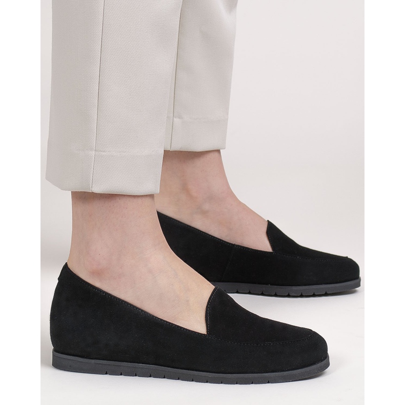 Marco Shoes Comode scarpe basse 1595P sulla zeppa nero 1